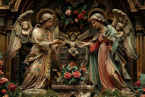  The Annunciation - A Glowing Tapestry of Divine Revelation and Delicate Chiaroscuro