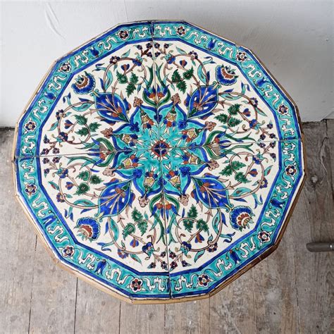 “The Kütahya Tile Panel” A Masterful Display of Intricate Geometry and Vibrant Glazes!